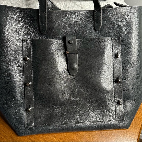Botkier Handbags - New Botkier Black Leather studded hobo tote with Botkier pouch